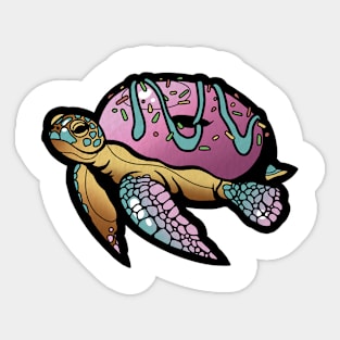 donut turtle Sticker